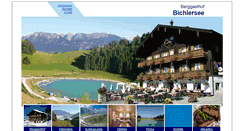 Desktop Screenshot of bichlersee.de